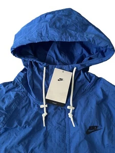 Nike Club Windbreaker Jacke Herren SPIEL ROYALBLAU Hoodie NSW Größen S, M, L - Bild 1 von 24