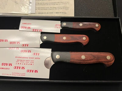 Benchmade 4501 Gold Class Kitchen Cutlery 3 Piece Set — New in Box - Image 1 of 4