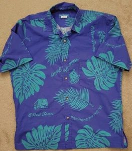 Camicia Waikiki Trolley Driver E Noa Tours Hawaiian Aloha L tradizione isola - Foto 1 di 2