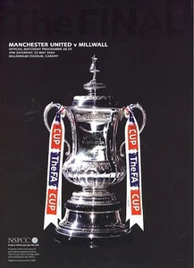 FA CUP FINAL 2004 Manchester United v Millwall - official match programme - Picture 1 of 1