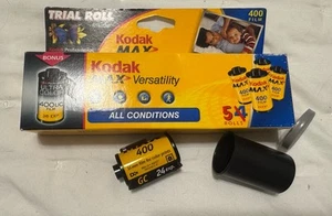 6 rolls 24 Exposures Exp. 01/2007 Kodak 400 Max Versatility out of date film - Picture 1 of 5