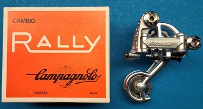 Nuevo de Lote Antiguo en CAJA Desviador Trasero Campagnolo Rally - Paralelogramo Inclinado, Jaula Larga Foto 1 de 4