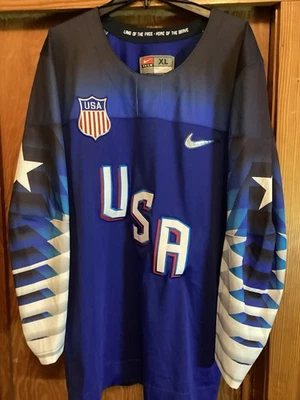 Олимпийская хоккейная футболка NIKE Team USA 2018 Pyeongchang размер XL - Изображение 1 из 4