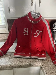Ferrari Full Zip SF Pullover S.F. Monogram Damen Gr.2 SELTEN Y2K Flair - Bild 1 von 14