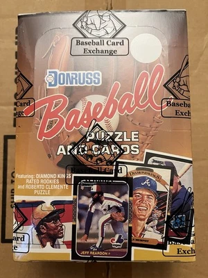 1987 Donruss Baseball Box (36 Packs) BBCE Wrapped FASC From a Sealed Case - Image 1 of 2
