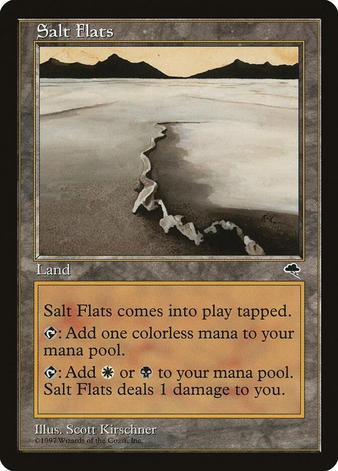 Salt Flats #324 (MP) Tempest TMP Magic MTG - Image 1 of 1
