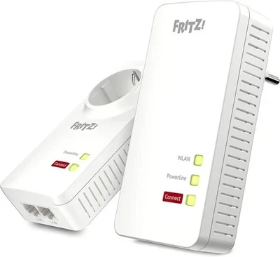 AVM FRITZ!Powerline 1260 WLAN Set -WLAN-Access Point, ideal für Media-Streaming - Bild 1 von 3