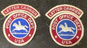 Posten von 2 Sets USPS Post Office Dept. USA Pony Express (4 Patches insgesamt) - Bild 1 von 3