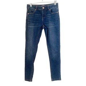 Victory Heart Girl's Denim Jeans Size 14 Dark Wash Skinny Ankle - Picture 1 of 7