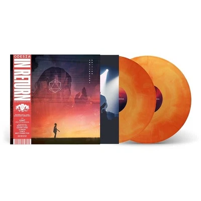 Odesza IN Return Sonnenuntergang Marmoriert Orange Doppel Vinyl LP 10th Neu - Bild 1 von 4