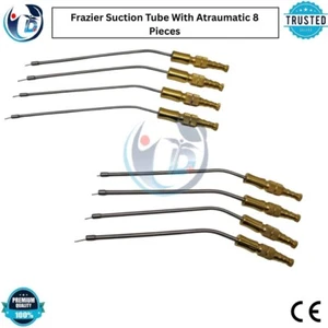 Frazier Suction Tube With Atraumatic Tip Surgical Instruments Set of 8 Pieces - Picture 1 of 6