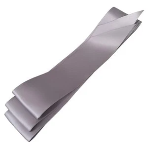 Wedding Ribbon Sash Bridal Sash Belt Silver - Picture 1 of 3