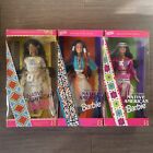 Native American Dolls Of The World Collection Barbie 1st, 2nd & 3rd Edition