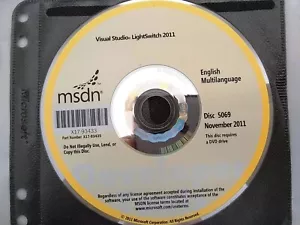Microsoft Visual Studio LightSwtich 2011 Full version w/ License - Picture 1 of 1