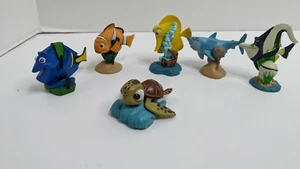 Disney Pixar Findet Nemo Dorie PVC Figuren Spielzeug Tortenaufleger Menge 6 2" Sehr guter Zustand - Bild 1 von 4