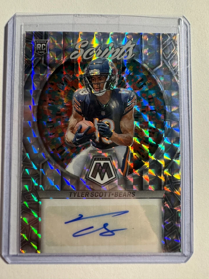 K163,969 - 2023 Panini Mosaic Draft Picks Scripts Mosaic #43 Tyler Scott Auto - Image 1 of 1