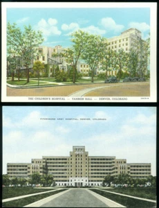 2 POSTALES DE HOSPITAL - DENVER, CO - Imagen 1 de 1