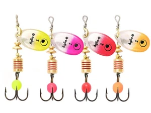Mepps Aglia -E No.1 3.5g Cuiller Tournante Truite Saumon Leurre COULEURS - Photo 1/7