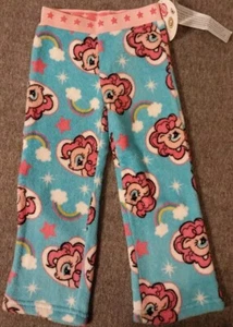 Vintage My Little Pony Soft Plush Warm Pajama Pants Girls Size XS  - Picture 1 of 12