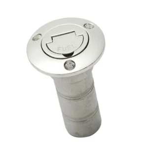 Marine Boat Fuel Deck Fill Filler Keyless Lift Cap 316 Stainless Steel 38mm - Picture 1 of 7
