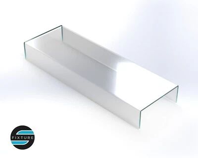 Formed Acrylic Riser Stand for Ikea Detolf 15"W x 5"D x 2"H MADE IN USA - Image 1 of 4