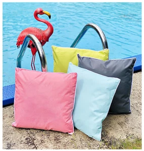 heimtexland ® Outdoorkissen Garten Dekokissen Lotus Effekt wetterfest Typ687 - Bild 1 von 19