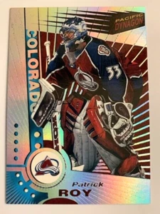 Patrick Roy -Colorado Avalanche- 1997-98 Pacific Dynagon Tandems w/Dominik Hasek - Picture 1 of 3