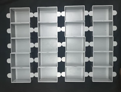 20 x Grey ABS Boxes Aprox 85 x 65 x 45. Component Storage / Drawer organiser? - Image 1 of 4