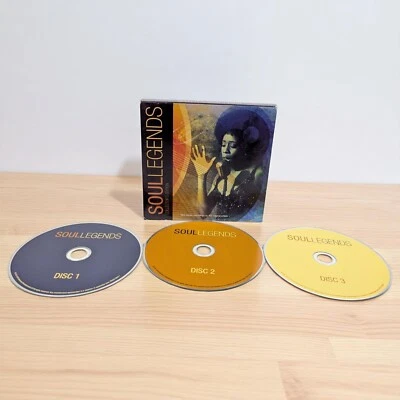 Soul Legends, Collectors Edition, 3 disc CD Set Original Artists 2013 - Image 1 of 4
