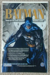 BATMAN Saga of the Dark Knight Original Trimmed Paper Trading CardsAdvertisement - Picture 1 of 1