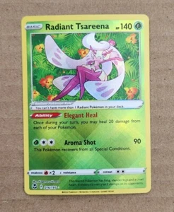 Radiant Tsareena 016/195- Radiant Rare Card- Silver Tempest- Pokemon - Picture 1 of 3