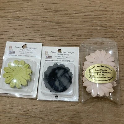 Accent Creative Designs Paper Flower Lot - Image 1 of 4