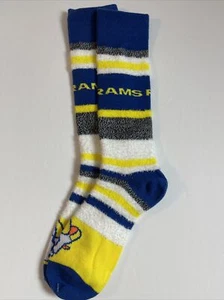 Calzini Los Angeles Rams a righe da montagna adulti 1 pr grandi FBF nuovi spedizione gratuita C5 - Foto 1 di 4