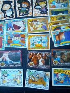 rugrat,ren & stempy assortment trading cards and stickers - Picture 1 of 9