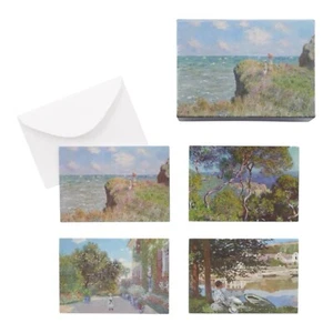 NEW Art Institute of Chicago Mote Cards CLAUDE MONET Boxed 4 Images, 5 of Each - Picture 1 of 7