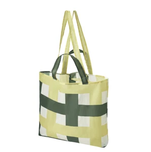 IKEA SKYNKE Carrier Bag, Travel, White/Multicolour, 45x36 cm, 17"x14", Brand NEW - Picture 1 of 6