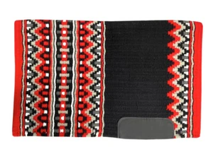 Western Pferd Sattel Show Pad Decke 100% Neuseeland Wolle Oversized Handarbeit - Bild 1 von 1