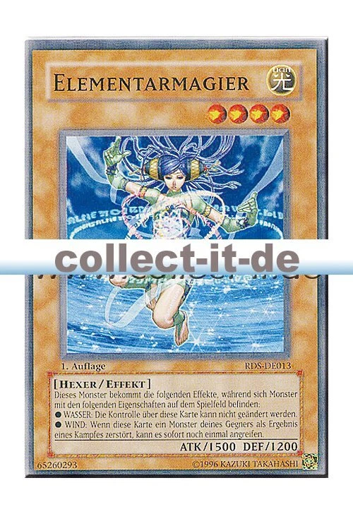 Yugioh RDS-DE013 Elementarmagier - 1. Auflage - Bild 1 von 1