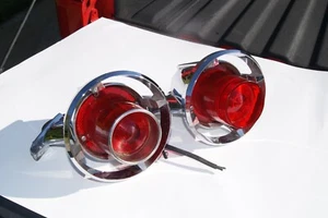 One pair of 1961 Chrysler Imperial taillights. - Picture 1 of 8