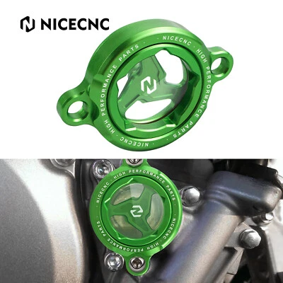 Clear Engine Oil Filter Cover Cap For Kawasaki KX450F 2016-2018 KX450 2019-2022 - Image 1 of 4