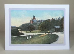 PRESTON Avenham Park - GREETING CARD - Vintage View Blank inside - 7" x 5" - Picture 1 of 3