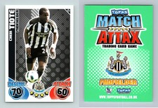 Cheik Tiote #U31  - Match Attax Premier League Extra 2010-11 Topps TCG Card