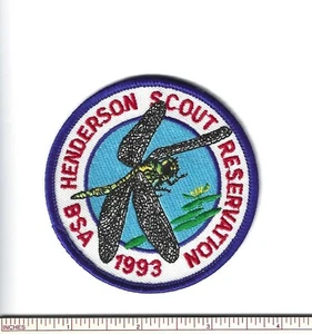EK SCOUT BSA 1993 HENDERSON RESERVAT CAMP PATCH OTSCHODELA COUNCIL NY GESCHLOSSEN - Bild 1 von 1