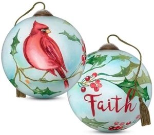 Ne' Qwa Art Christmas Spirit Of Faith Ornament in runder Form - Neu im Karton - 2019! - Bild 1 von 3