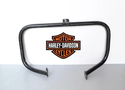 Staffa paramotore tubi para motore per Harley Davidson Softail Fat Boy 1340 Nera - Immagine 1 di 4