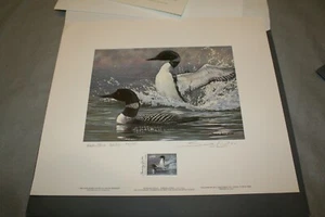 Ducks Unlimited Canada 1988 edición ejecutiva obra de arte original Seerey-Lester - Imagen 1 de 10