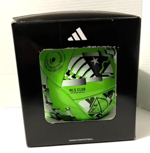 Adidas Größe 3 Fußball Ball grün schwarz weiß MLS Club Replica Match IP1627 - Bild 1 von 4