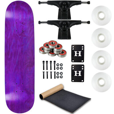 Moose Complete Skateboard Stain Purple 7.75 W...