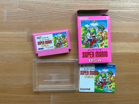 Super Mario USA W/Box Manual Famicom FC Retro Used Game Good NTSC-J Japan