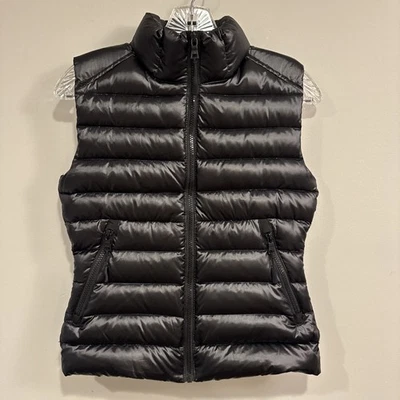 Sam. New York Girls Down Puffer Vest Black Sz 14 - Image 1 of 4